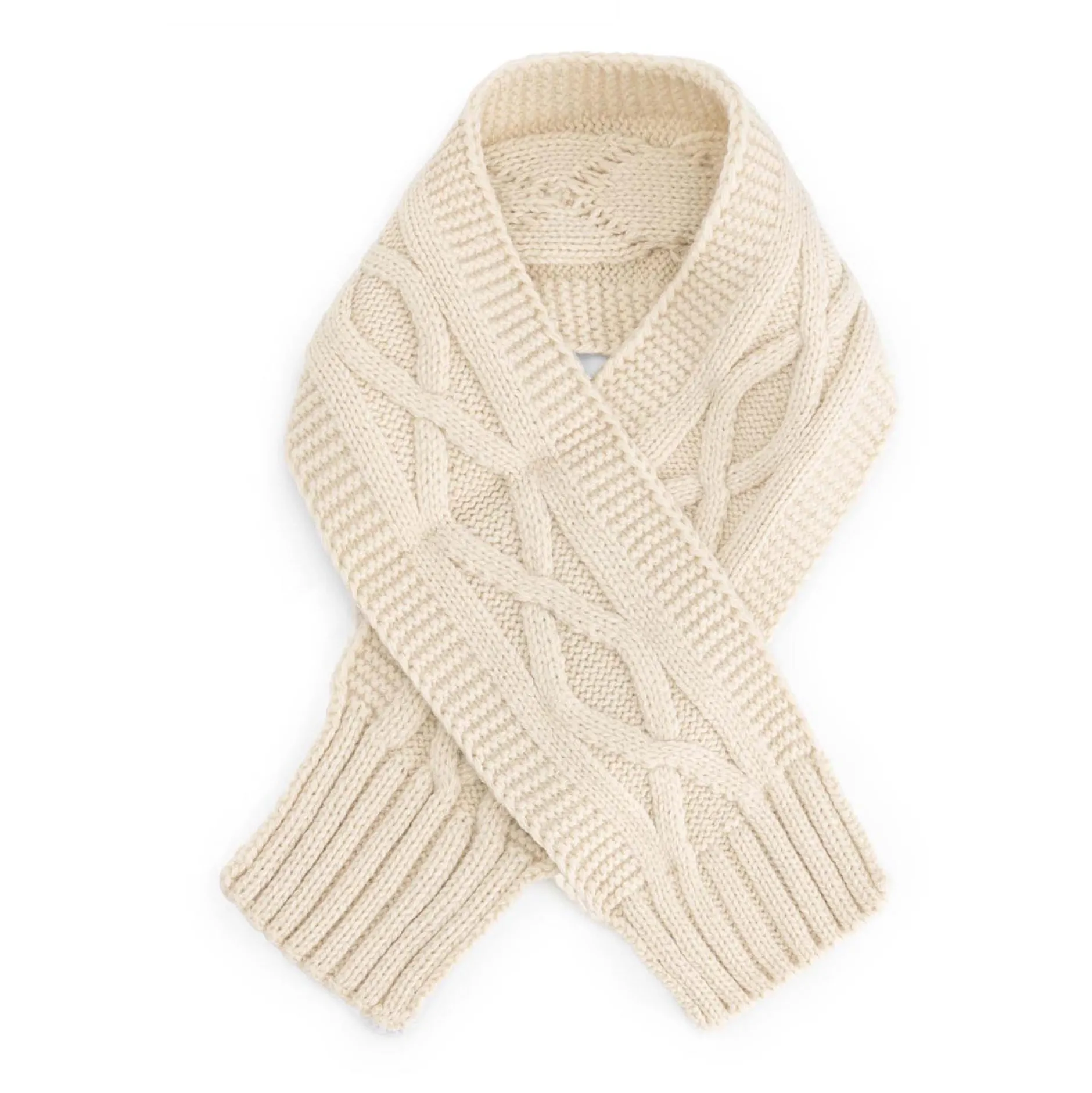 Accessoires|Accessoires*Prénatal peuter sjaal beige Dark Linnen Wit