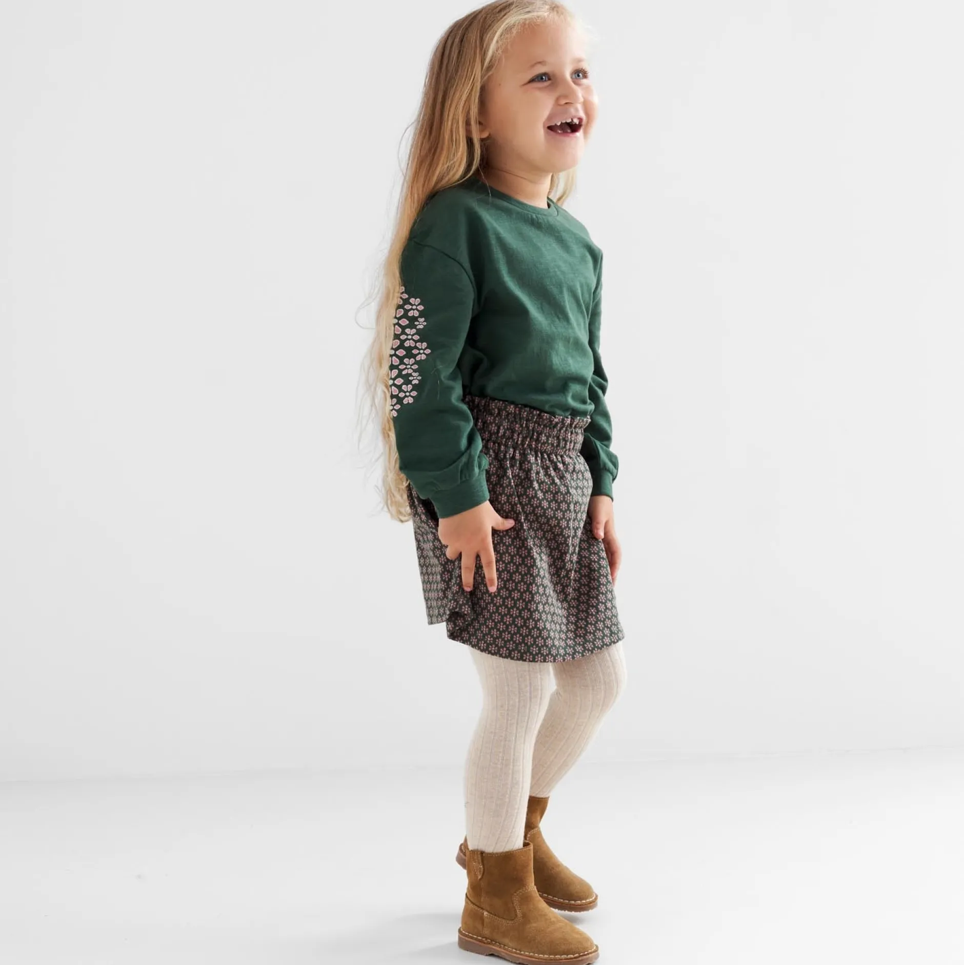 Truien & Vesten|Broeken & Leggings*Prénatal peuter sweater & broek Dark Bottle Green