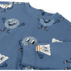 Truien & Vesten|Truien & Sweaters*Prénatal peuter sweater lange mouwen all over print blauw Royal Blue