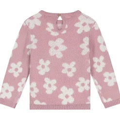 Truien & Vesten|Shirts & Blouses*Prénatal peuter sweater lange mouwen bloemen roze Light Pinkshade
