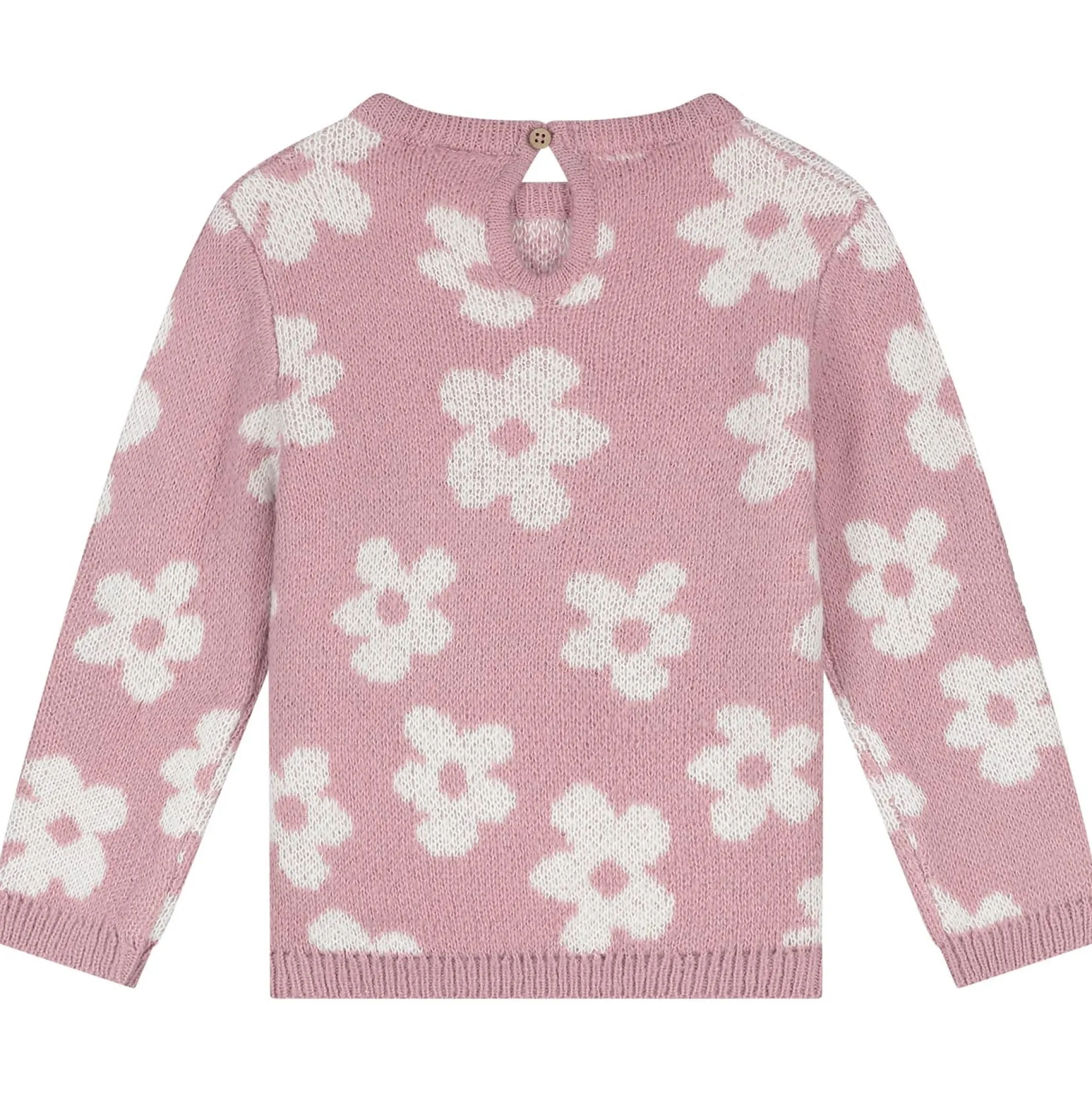 Truien & Vesten|Shirts & Blouses*Prénatal peuter sweater lange mouwen bloemen roze Light Pinkshade
