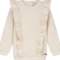 Truien & Vesten|Truien & Sweaters*Prénatal peuter sweater lange mouwen effen beige Light Brown Melange