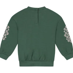 Truien & Vesten|Truien & Sweaters*Prénatal peuter sweater lange mouwen effen groen Dark Bottle Green