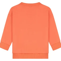 Truien & Vesten|Truien & Sweaters*Prénatal peuter sweater lange mouwen effen oranje Coralred