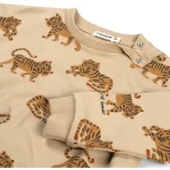 Truien & Vesten|Truien & Sweaters*Prénatal peuter sweater lange mouwen dierenprint multi Soft Bisquit
