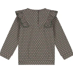 Truien & Vesten|Shirts & Blouses*Prénatal peuter sweater lange mouwen all over print multi Dark Bottle Green