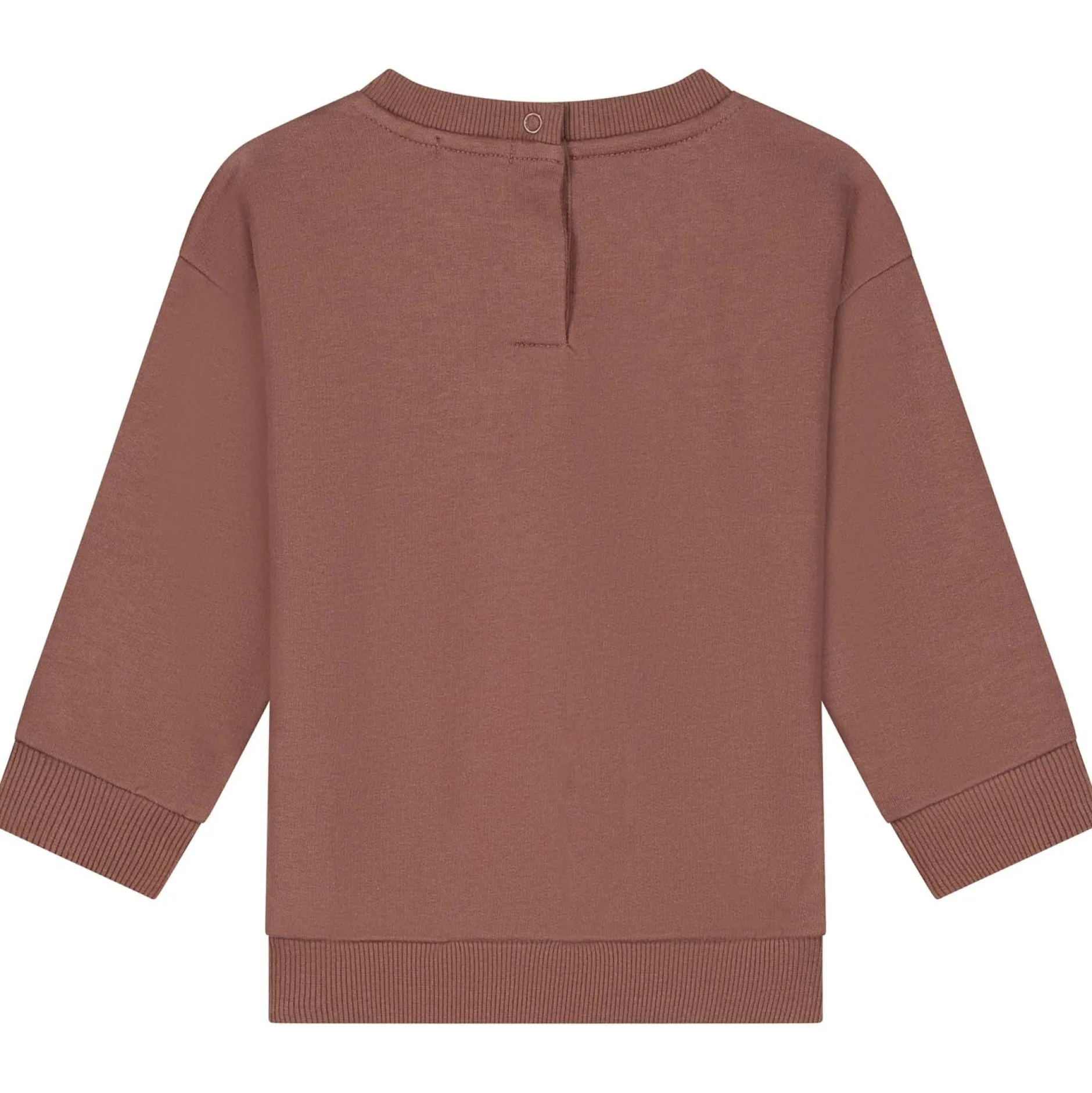 Truien & Vesten|Truien & Sweaters*Prénatal peuter sweater lange mouwen tekst bruin Chocolatbrown