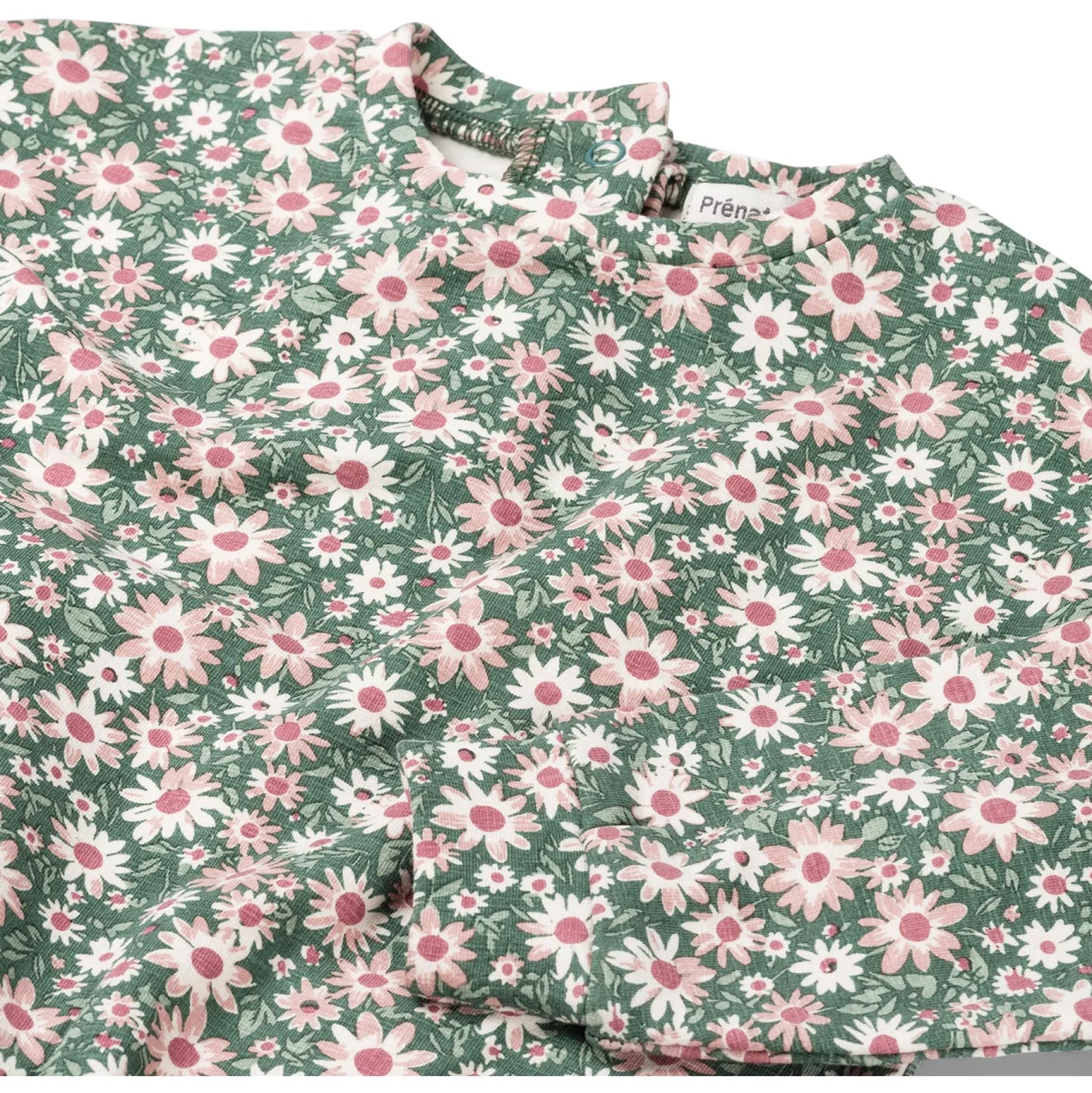 Truien & Vesten|Truien & Sweaters*Prénatal peuter sweater lange mouwen bloemen multi Dark Mint Green
