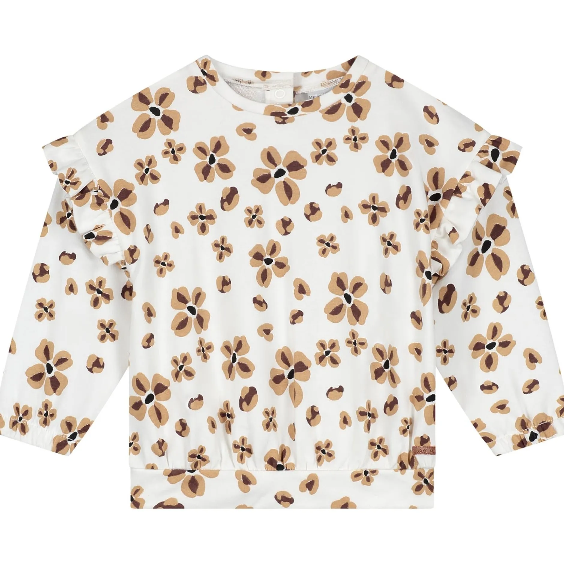 Truien & Vesten|Truien & Sweaters*Prénatal peuter sweater lange mouwen bloemen multi Dark Off-White