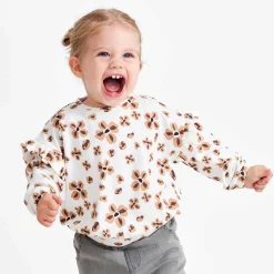 Truien & Vesten|Truien & Sweaters*Prénatal peuter sweater lange mouwen bloemen multi Dark Off-White