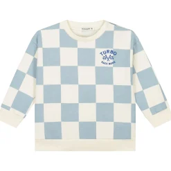 Truien & Sweaters|Truien & Vesten*Prénatal peuter sweater lange mouwen ruit blauw Light Blue