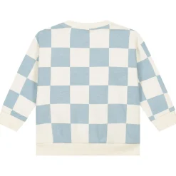 Truien & Sweaters|Truien & Vesten*Prénatal peuter sweater lange mouwen ruit blauw Light Blue