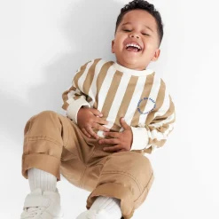 Broeken & Tuinbroeken|Truien & Vesten*Prénatal peuter sweater strepen & broek Light Lemon Yellow
