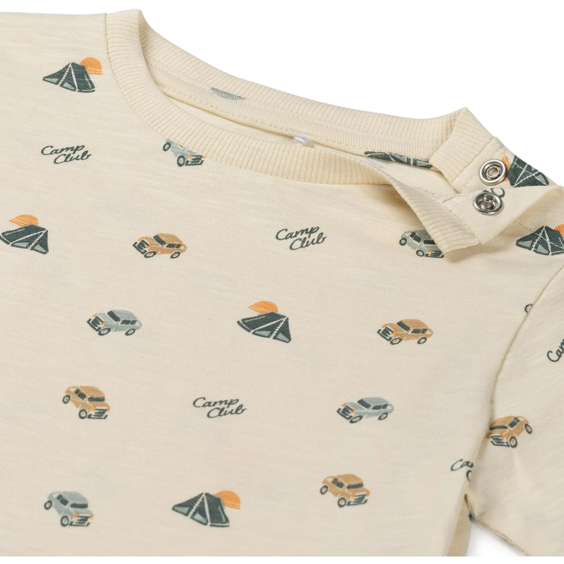 Shirts & Blouses|Shirts & Blouses*Prénatal peuter T-shirt korte mouwen all over print multi Soft Ecru