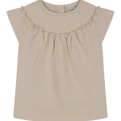 Shirts & Blouses|Shirts & Blouses*Prénatal peuter T-shirts 2 stuks korte mouwen panterprint beige Light Brown Melange