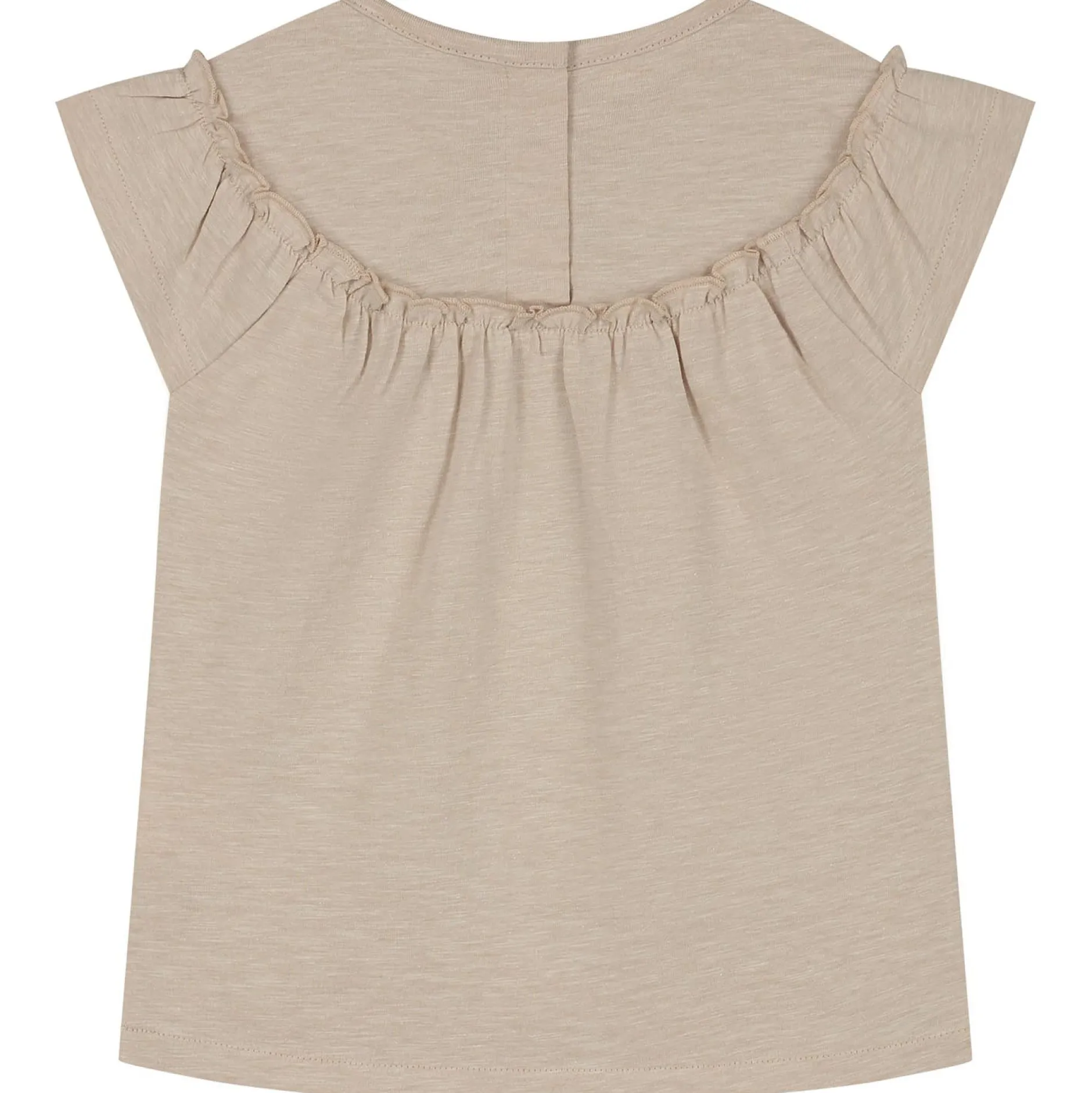 Shirts & Blouses|Shirts & Blouses*Prénatal peuter T-shirts 2 stuks korte mouwen panterprint beige Light Brown Melange