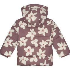 Jassen|Jassen*Prénatal peuter winterjas lange mouwen bloemen roze Mid Mauve Pink