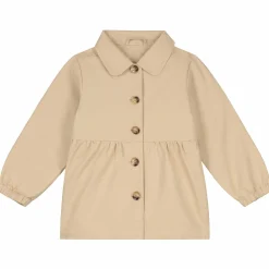 Jassen|Jassen*Prénatal peuter zomer trenchcoat lange mouwen effen beige Sandbrown