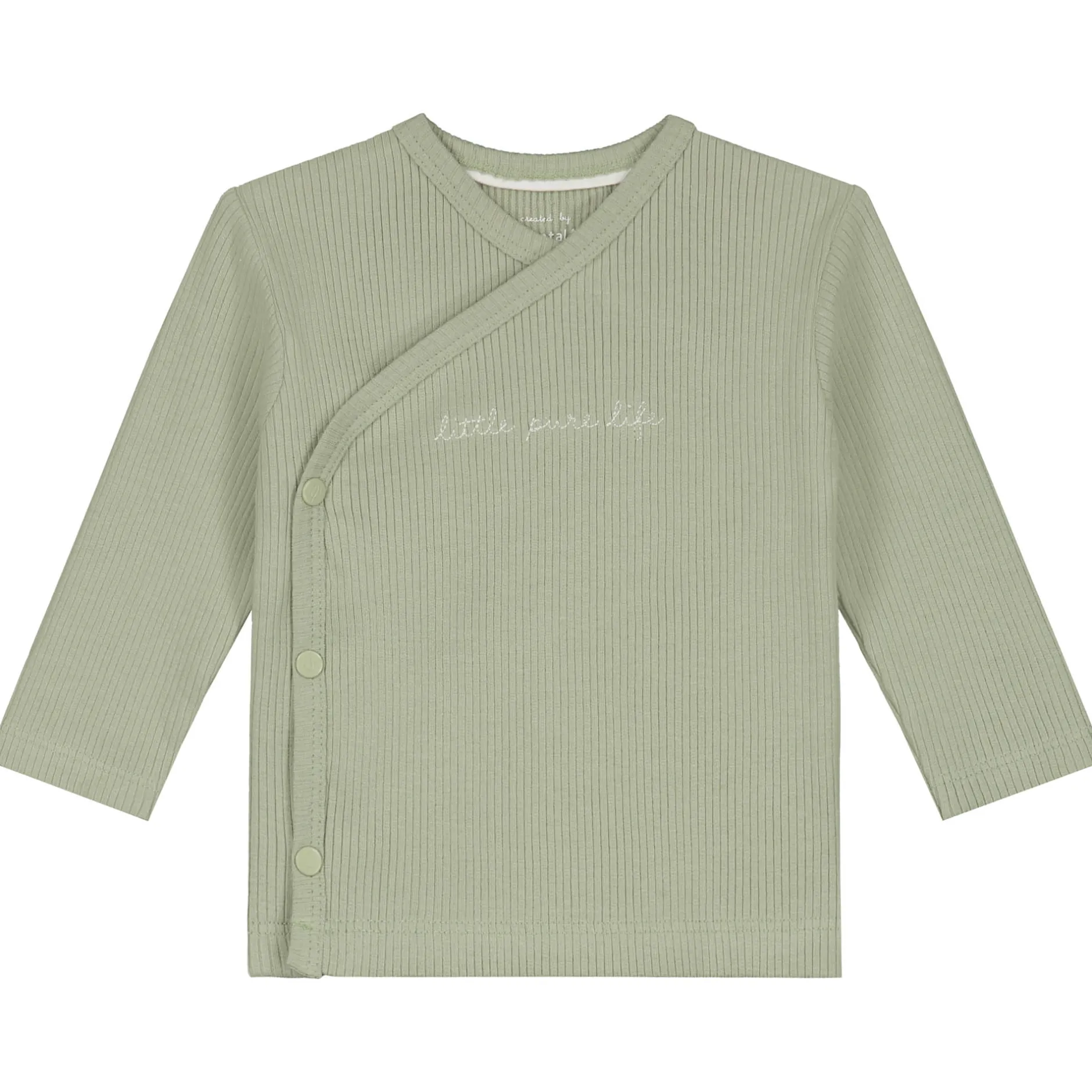 Broeken|Shirts & Vesten*Prénatal Pure newborn vest, shirt, broek & slofjes Dark Ecru Melange