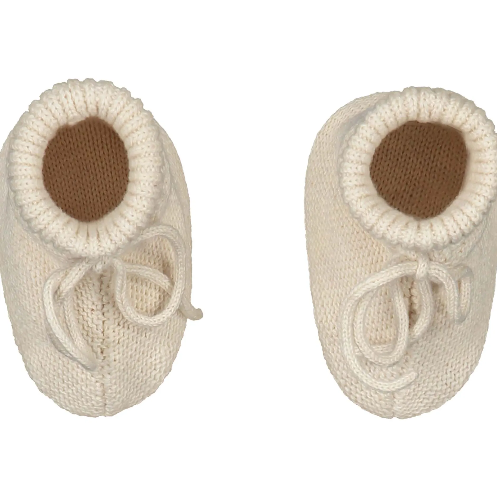 Broeken|Shirts & Vesten*Prénatal Pure newborn vest, shirt, broek & slofjes Dark Ecru Melange