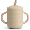 Bekers & Glazen*Prénatal siliconen beker beige