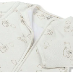 Winter*Prénatal slaapzak beren rib wit Ivory White