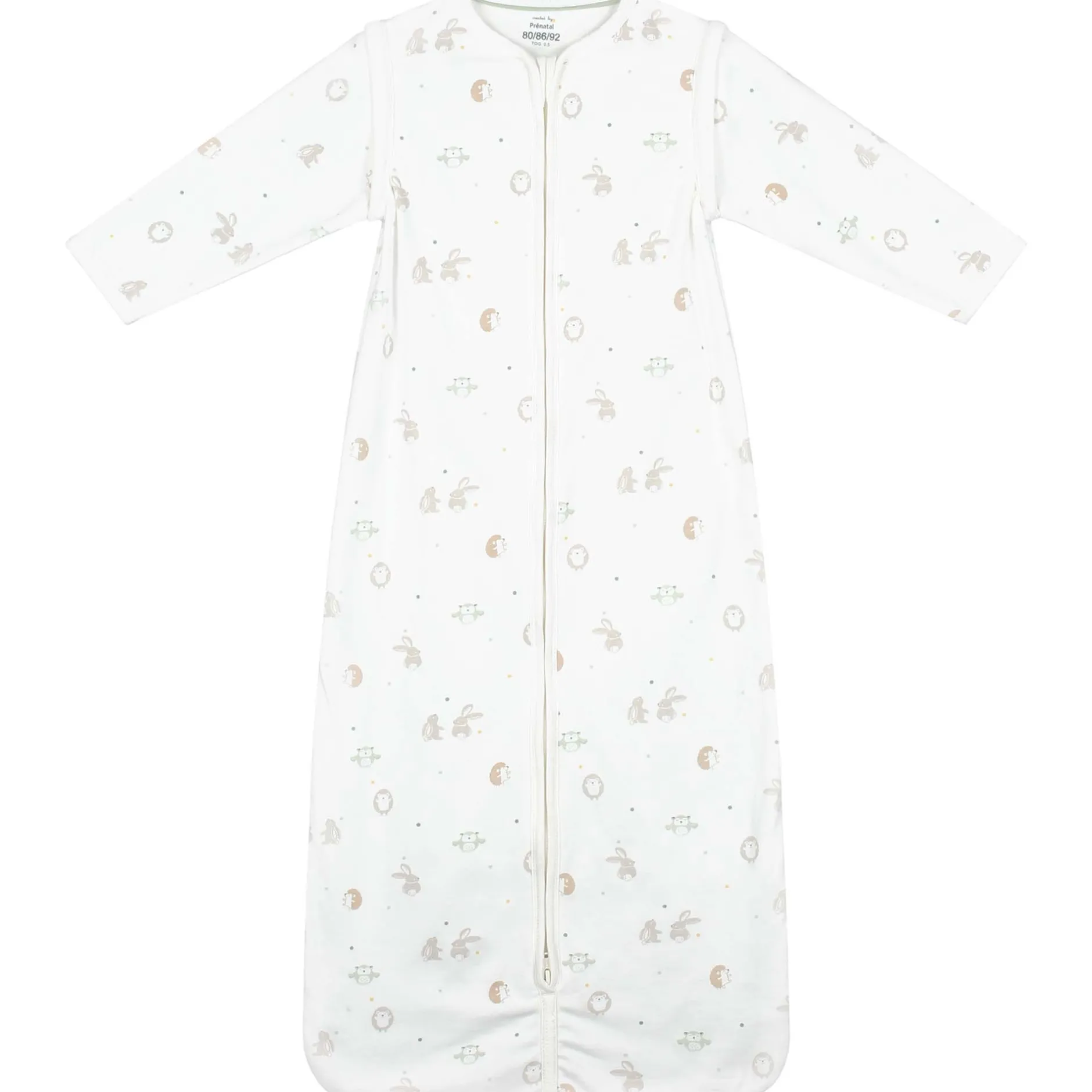Zomer*Prénatal slaapzak Kleine Vriendjes wit Ivory White