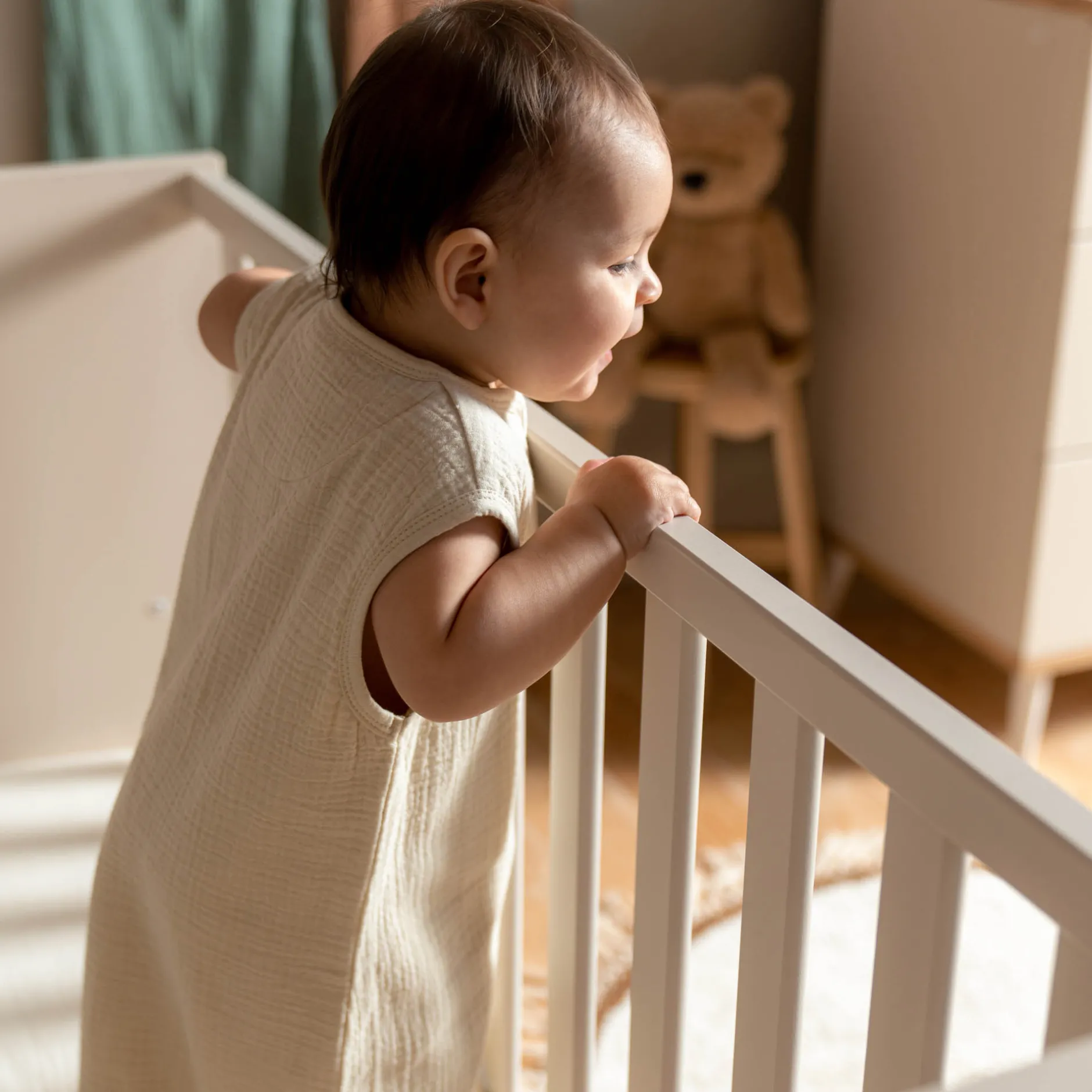 Zomer*Prénatal slaapzak Mousseline beige Dark Ecru