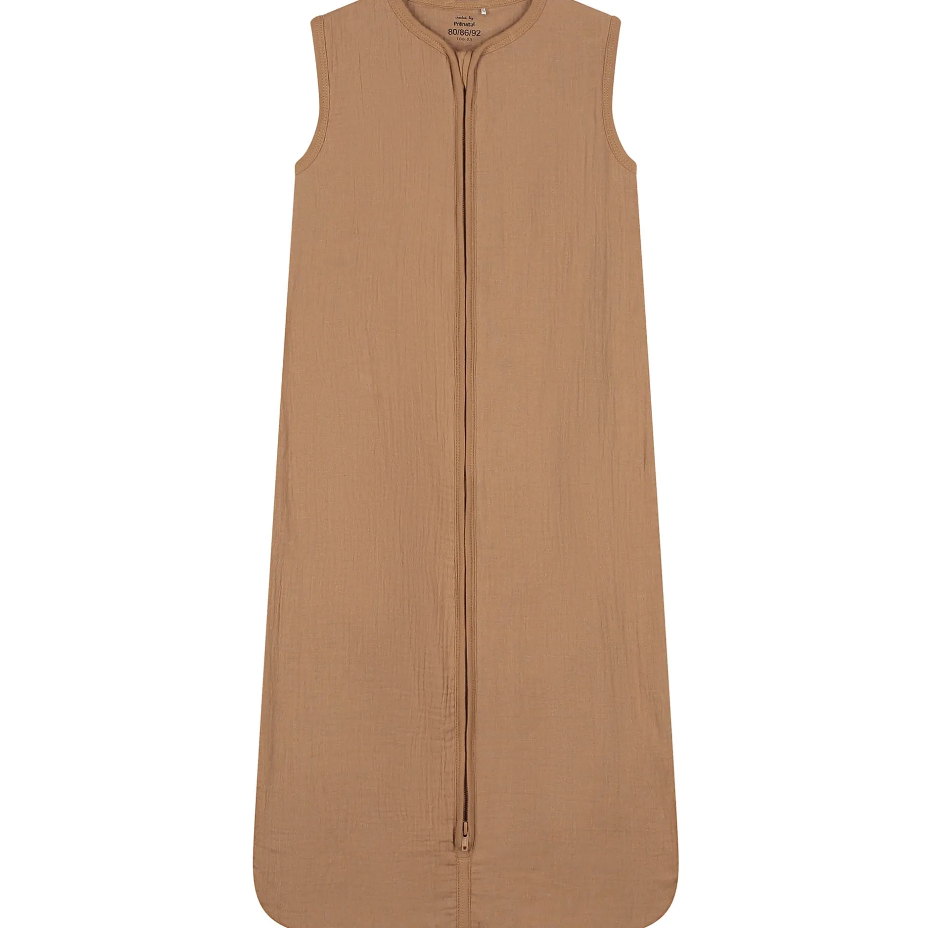 Zomer*Prénatal slaapzak Mousseline bruin Dark Sand Brown