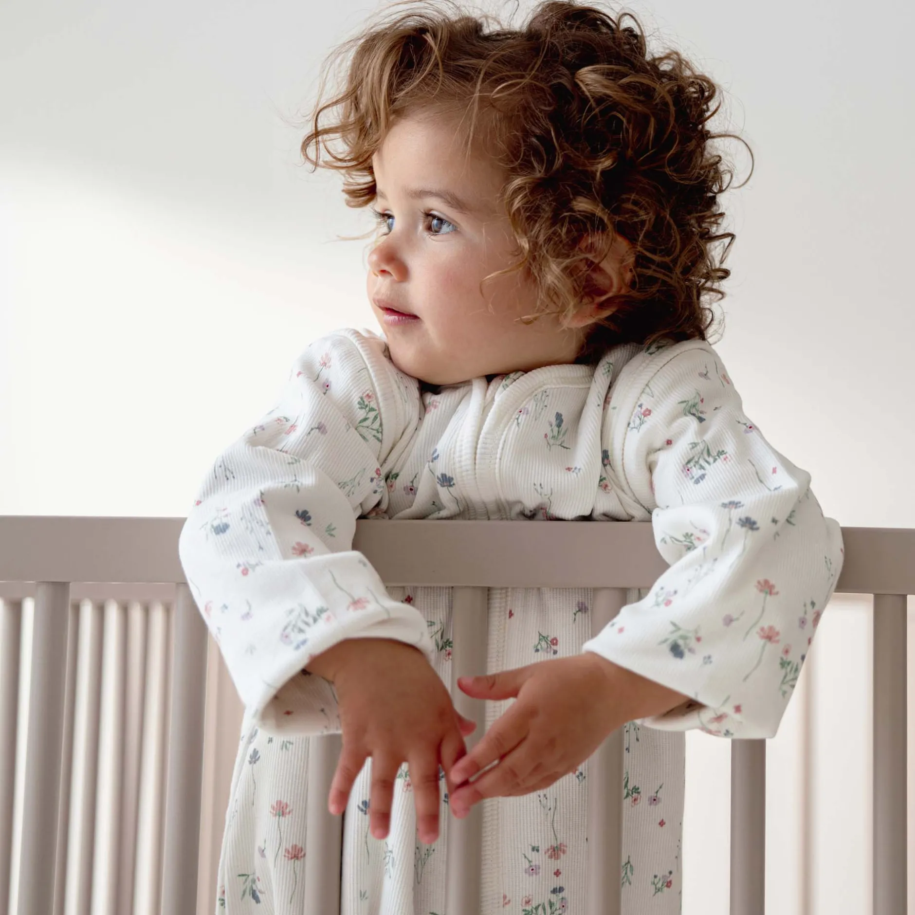 Zomer*Prénatal slaapzak romantische rib wit Ivory White
