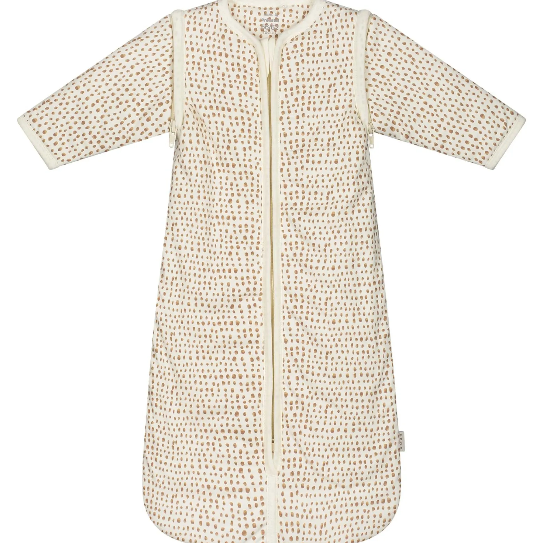 Winter*Prénatal slaapzak Soon beige Dark Off-White