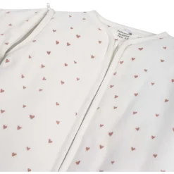 Winter*Prénatal slaapzak velvet hart wit Ivory White