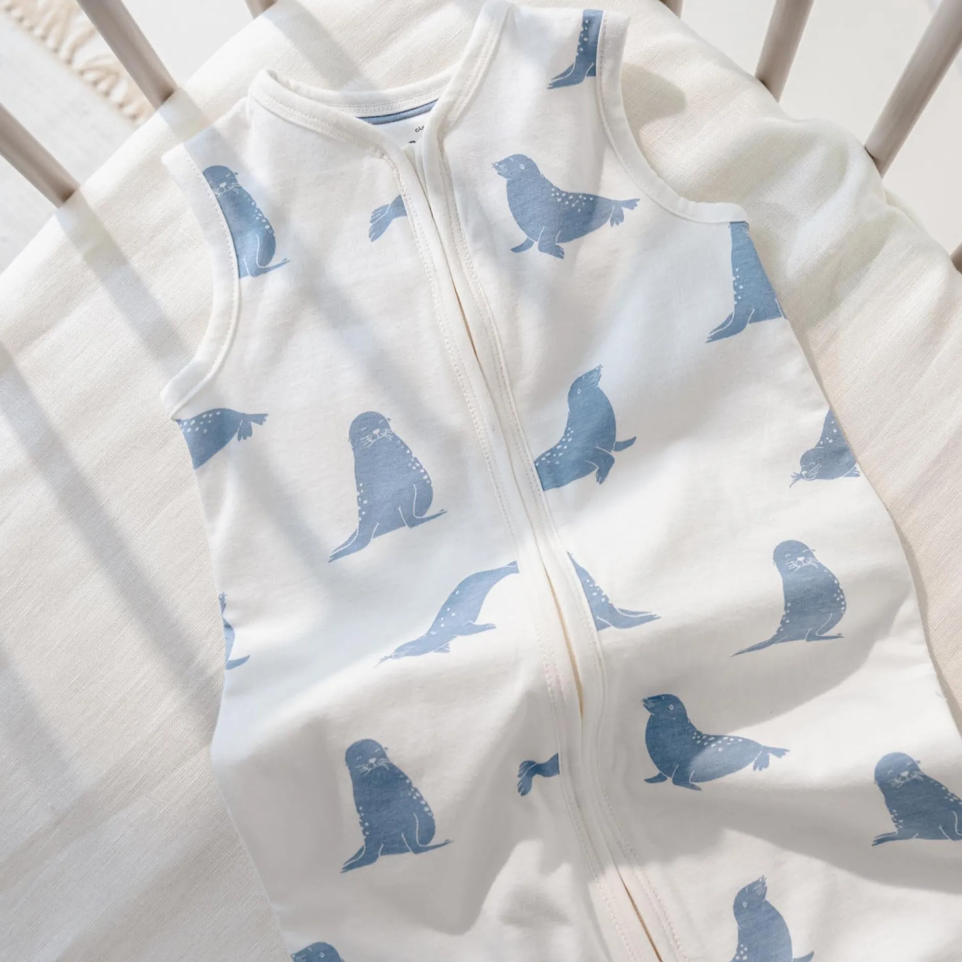 Zomer*Prénatal slaapzak zeehond wit Ivoor Wit
