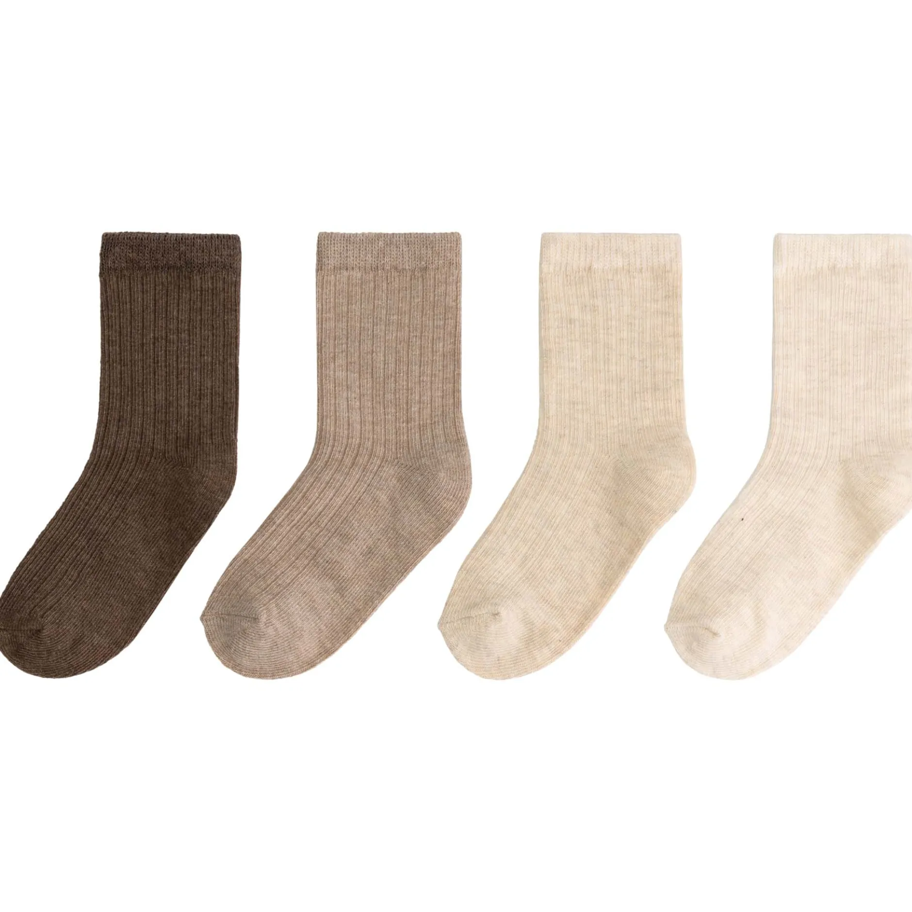 Sokken|Sokken & Maillots*Prénatal sokken 4 paar bruin Light Brown Melange