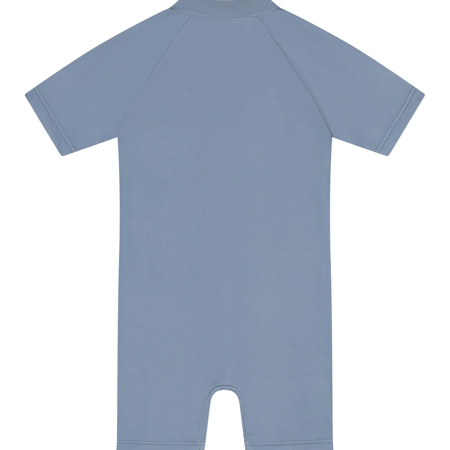 Zwembroeken|Zwemkleding*Prénatal UV zwempak bladeren korte mouwen bladeren blauw Dark Milky Blue