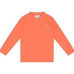 Zwembroeken|Zwemkleding*Prénatal UV zwemshirt neon lange mouwen oranje Coralred