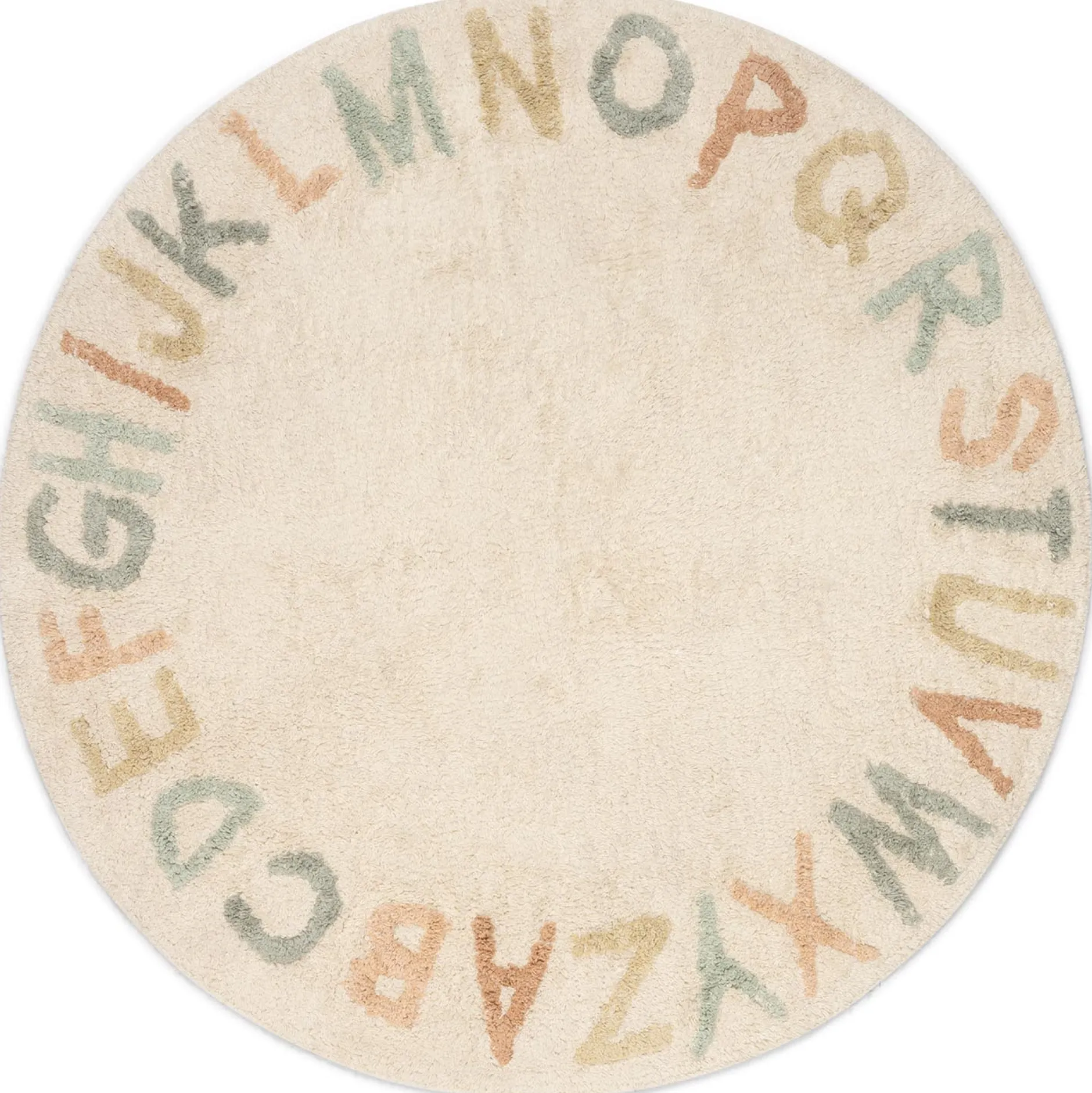 Vloerkleden*Prénatal vloerkleed ABC beige