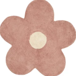 Vloerkleden*Prénatal vloerkleed bloem roze