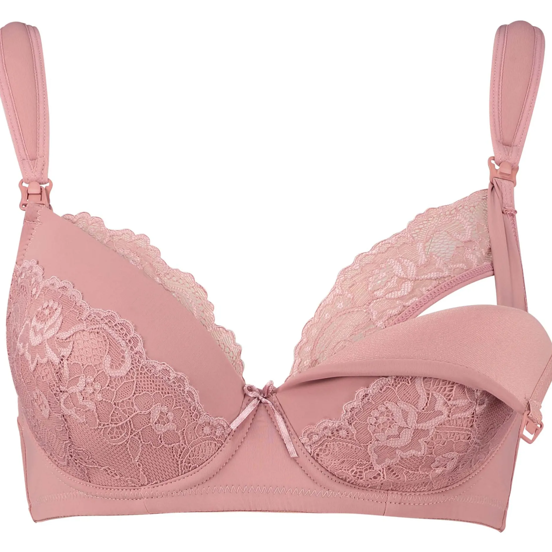 Borstkolven|Slips*Prénatal voedingsbh & slip Sugar Pink