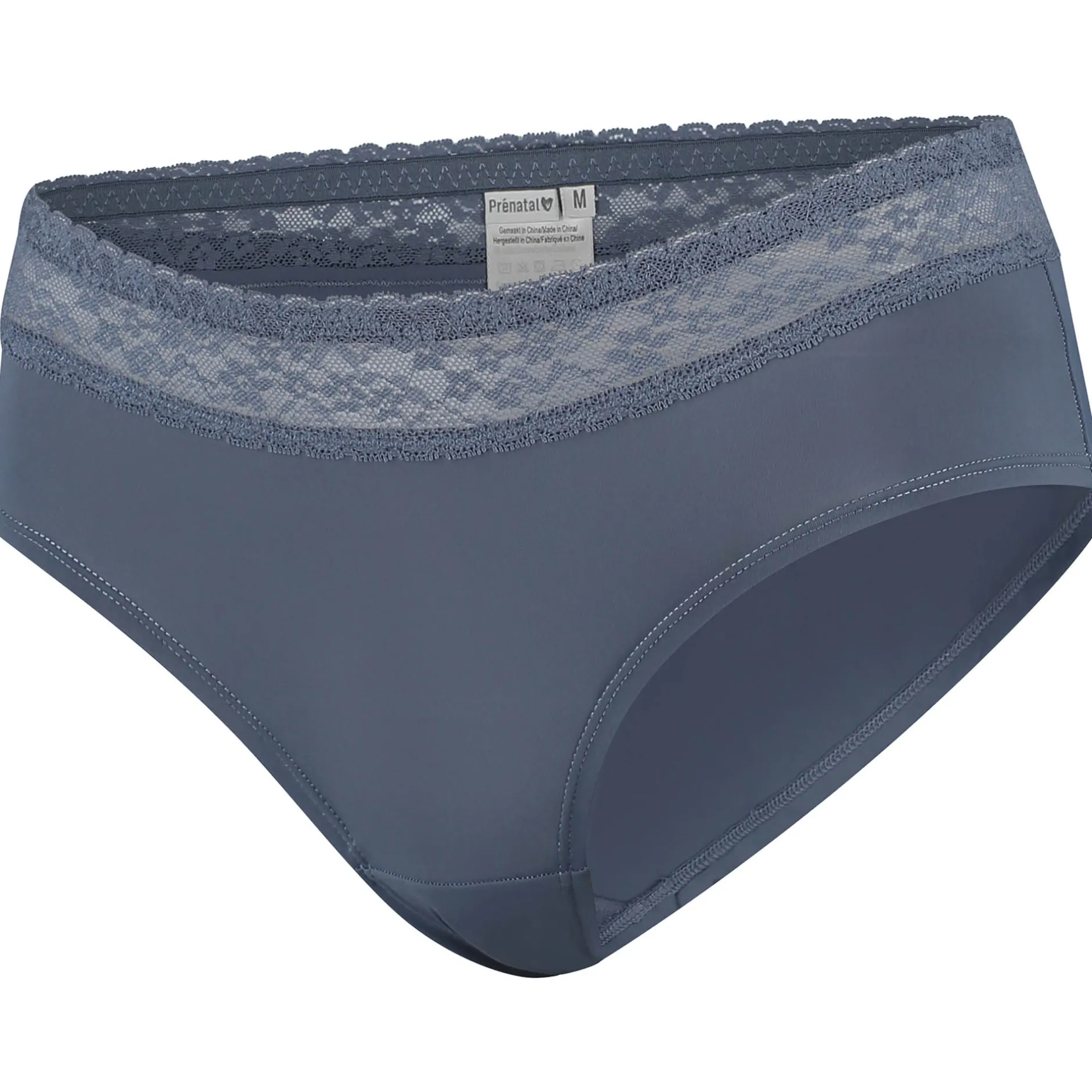 Borstkolven|Slips*Prénatal voedingsbh & slip Blue Grey