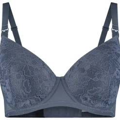 Borstkolven|Slips*Prénatal voedingsbh & slip Blue Grey