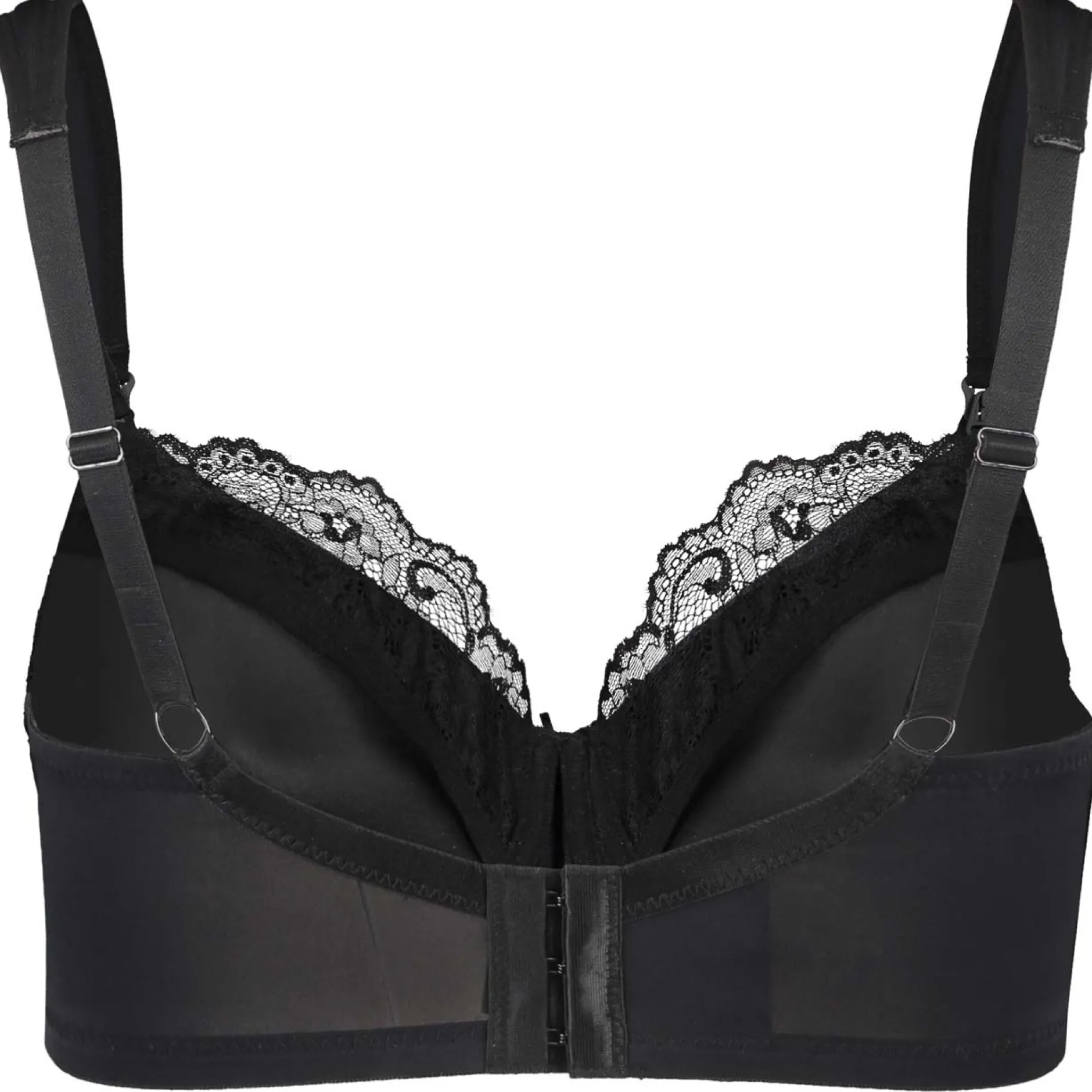 Borstkolven|Pyjama's*Prénatal voedingsbh effen zwart Black