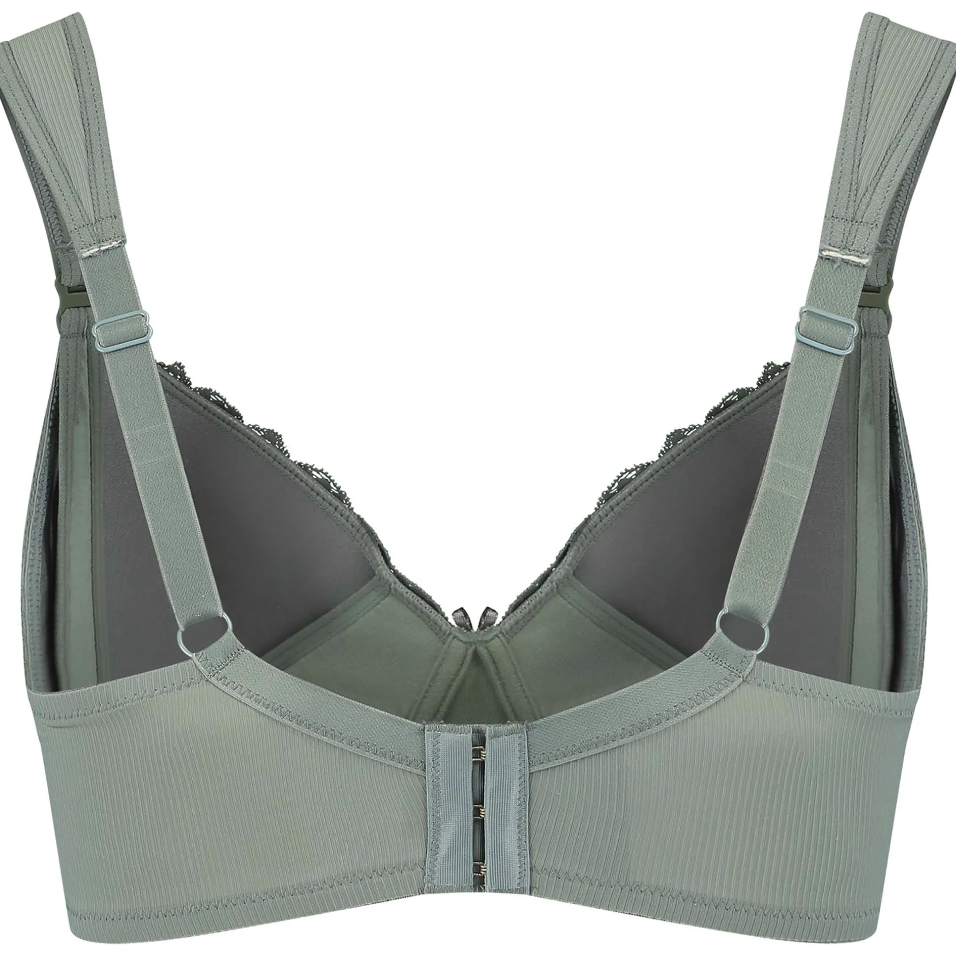 Borstkolven|Bh's*Prénatal voedingsbh rib effen groen Light Khaki Green