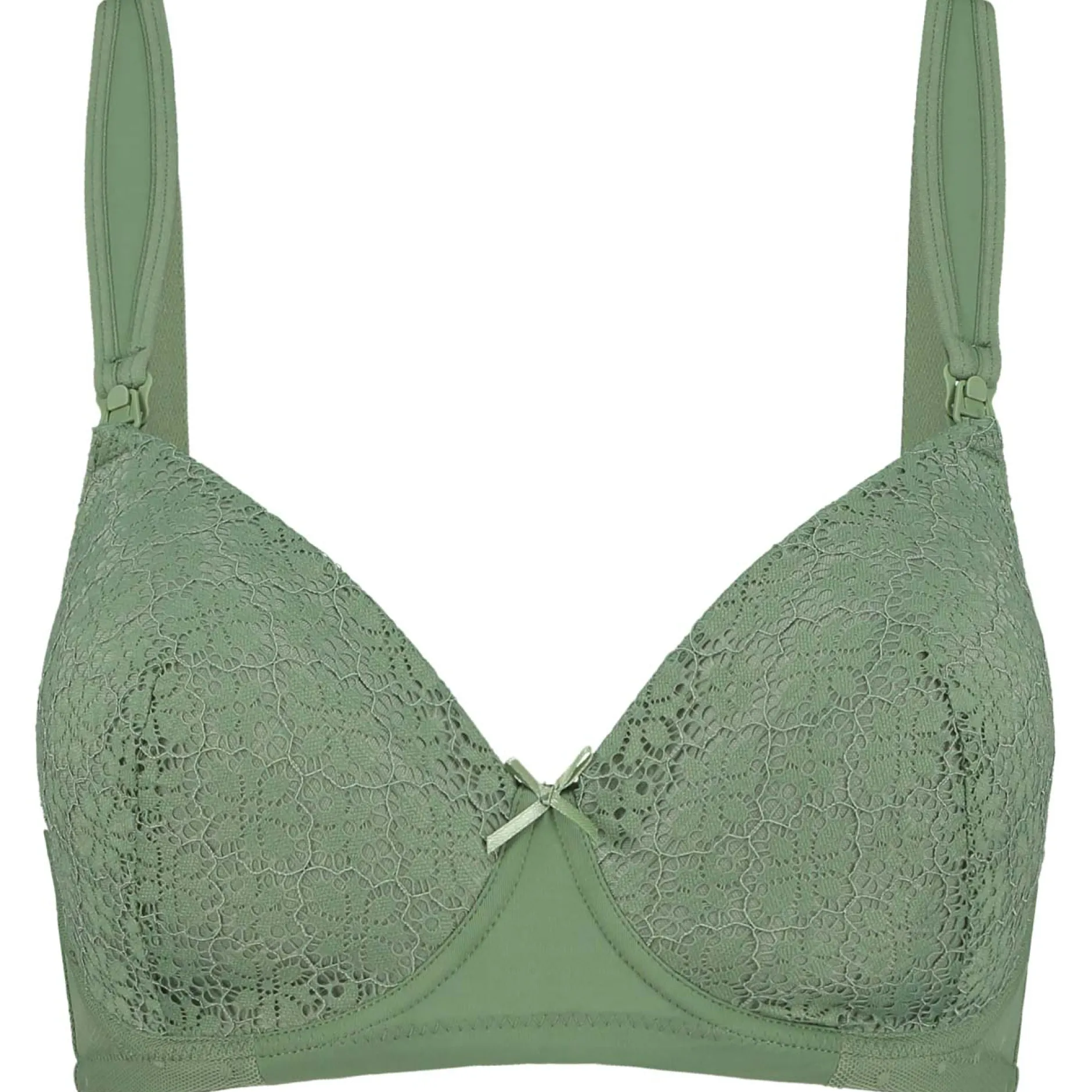Borstkolven|Bh's*Prénatal voedingsbh voorgevormd effen groen Green Shade