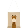 Wanddecoratie*Prénatal wandtapijt giraf beige