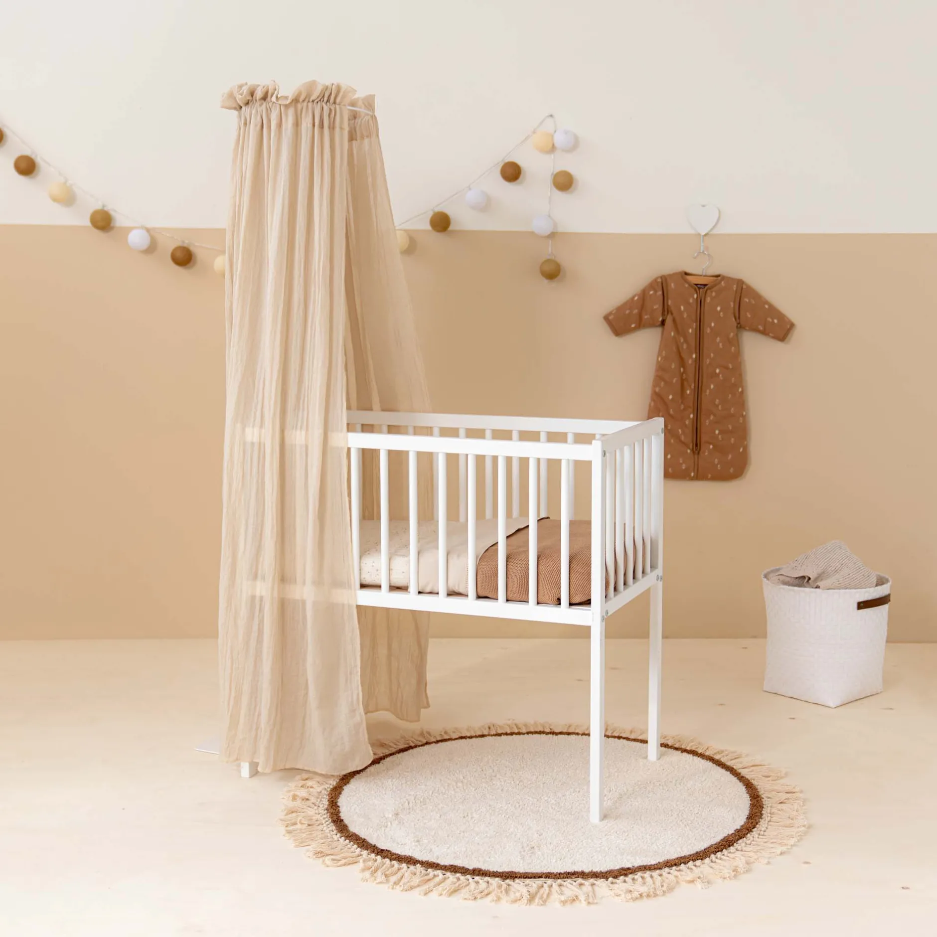 Wiegjes*Prénatal wieg Elian 40x80cm White