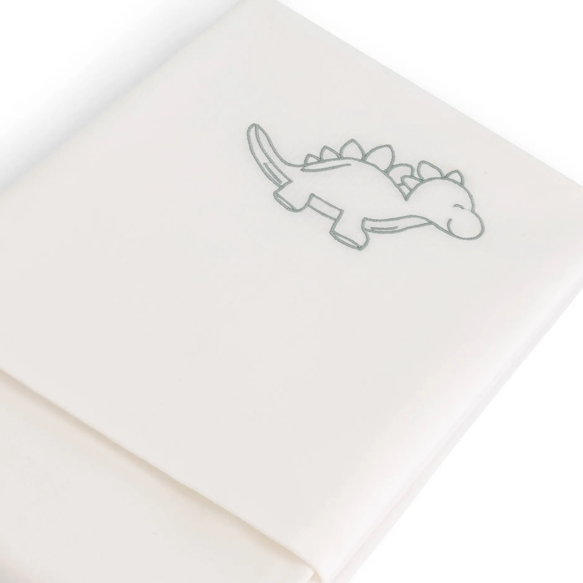 Lakens*Prénatal wieglaken dino wit