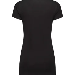 Basics|Shirts & Tops*Prénatal zwangerschaps T-shirt korte mouwen effen zwart Black