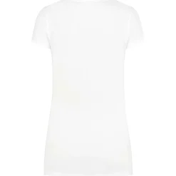 Basics|Shirts & Tops*Prénatal zwangerschaps T-shirt korte mouwen effen wit White