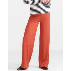 Broeken*Prénatal zwangerschapsbroek lang effen oranje Warm Orange